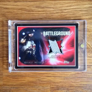 /25 2016 WWE Topps Battleground Bray Wyatt Turnbuckle Relic Card Wrestling - Picture 1 of 2