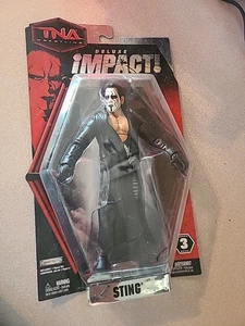 2010 Jakks TNA Wrestling Deluxe Impact! Sting Action Figure Rare WWE WCW AEW HTF - Picture 1 of 4