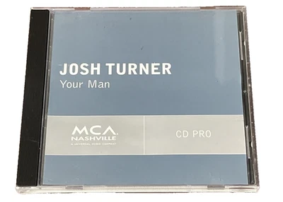 Josh Turner Your Man CD PRO Promo Single 2005 MCA Nashville Country RARE Foto 1 de 4