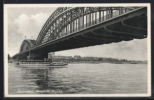 Ansichtskarte Düsseldorf, Partie an der Skakerag-Brücke - Picture 1 of 2