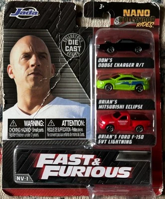 2019 Jada Nano Hollywood Rides Fast & Furious NV-1 Charger Eclipse F-150 - Image 1 of 4