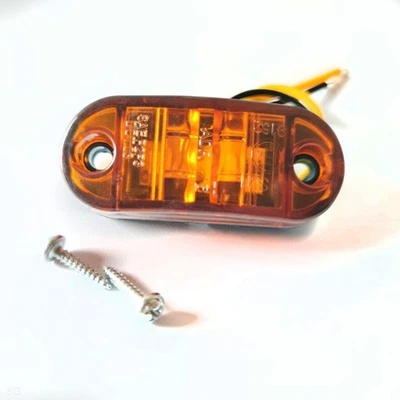 10 Piece LED Side Marker Lights for Truck Trailer Waterproof 12V 24V Multicolor - Image 1 of 4