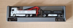 Herpa 315999 SCANIA CR20 Gebruder Melmer autotreno con gru OVP 1:87 - Picture 1 of 3