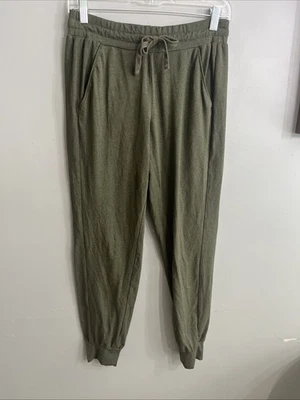 Pantalón jogger Zella Lounge verde militar para mujer talla S cintura con cordón Foto 1 de 4