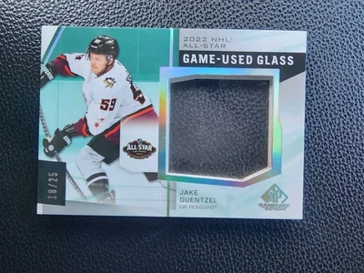 2022-23 SP Game Used 2022 All-Star Game Used Glass JAKE GUENTZEL /25 Penguins - Image 1 of 2