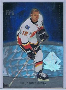 2007-08 UD SP AUTHENTIC JAROME IGINLA HOLOFX INSERT #FX11 FLAMES - Picture 1 of 1