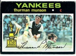 THURMAN MUNSON ~ NEW YORK YANKEES ~ 1971 TOPPS #5 BASEBALL CARD ~ EXCELLENT - Picture 1 of 2