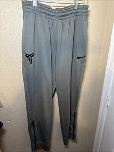 Nike Joggers Mens Large Gray Dri-Fit Kobe Mamba Sweatpants Basketball Large - Picture 1 of 6