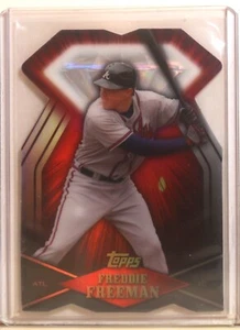 2011 TOPPS DIAMOND DIE CUT #DDC-59 FREDDIE FREEMAN ROOKIE WITH PROTECTOR COATING - Picture 1 of 2