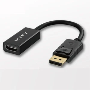 DP Displayport Male to HDMI Female Cable Converter Adapter for PC Laptop Desktop - Picture 1 of 6