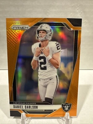 2024 Panini Prizm Football Orange Prizms /249 Dylan Carlson #153 - Image 1 of 2