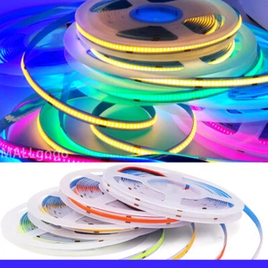 480/LEDs DC12V/24V COB LED Strip Light Flexible LED Tape Valentine's Party Car - Picture 1 of 41