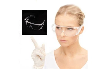 Vented Safety Goggles Glasses Eye Protection Protective Lab Anti Fog Clear Newly - Bild 1 von 5