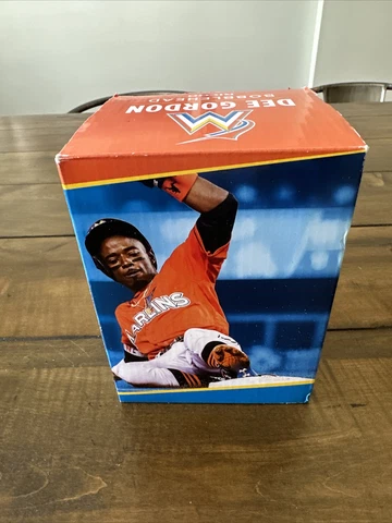 2017 Miami Marlins Dee Gordon "SLIDING" SGA Bobblehead ~ NIB Cover