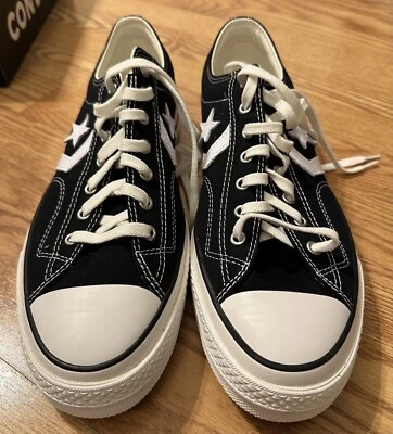 CONVERSE STAR PLAYER 76 OX BLACK SIZE 12 NEW WITH BOX - image 1 of 4