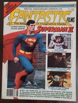 FANTASTIC FILMS magazine # 25, Aug 1981, Superman II, Raiders of the Lost Ark - Image 1 of 4