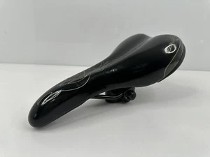 Vintage 2005 Velo Redline BMX Racing Seat Saddle Black Green HTF - Picture 1 of 7