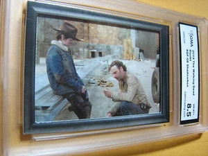 THE WALKING DEAD 2014 DOUBT SHADOWBOX CARL GRIMES # GF-08 GRADED 8.5 L@@@K - Picture 1 of 1