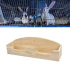 Wood Rabbit Hay Feeder Manger Pet Cage Accessories Pigs Multi Functional