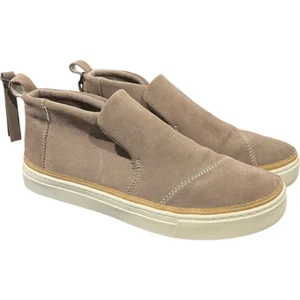 Sin cordones Toms Gamuza Paxton Tostado Taupe - Talla 8,5 - Imagen 1 de 9