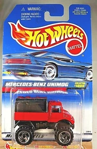 1998 Hot Wheels Mainline/Collector #1005 MERCEDES-BENZ UNIMOG Red-Black w/SB Sp - Picture 1 of 5