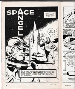 SPACE ANGEL TV CÓMIC DE DIBUJOS ANIMADOS presentado en la REVISTA JACK AND JILL Abril 1963 - Imagen 1 de 3