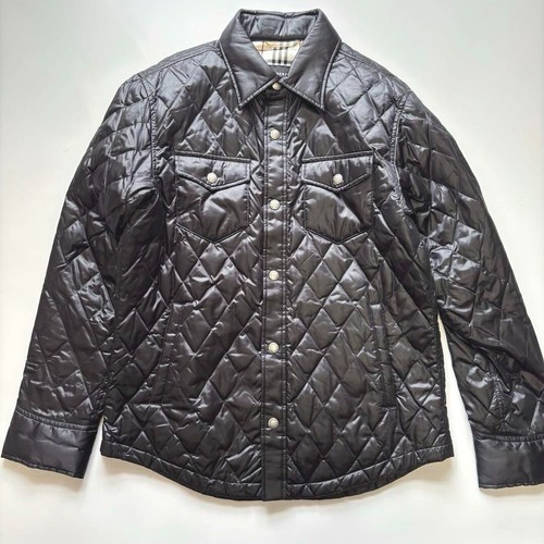 Giacca Camicia Trapuntata Burberry Black Label Nova Check BMP3471709 M Uomo Moda