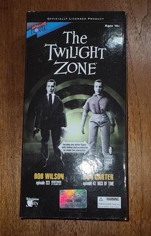 TWILIGHT ZONE WILLIAM SHATNER BOB WILSON/DON CARTER FIGURE Cover