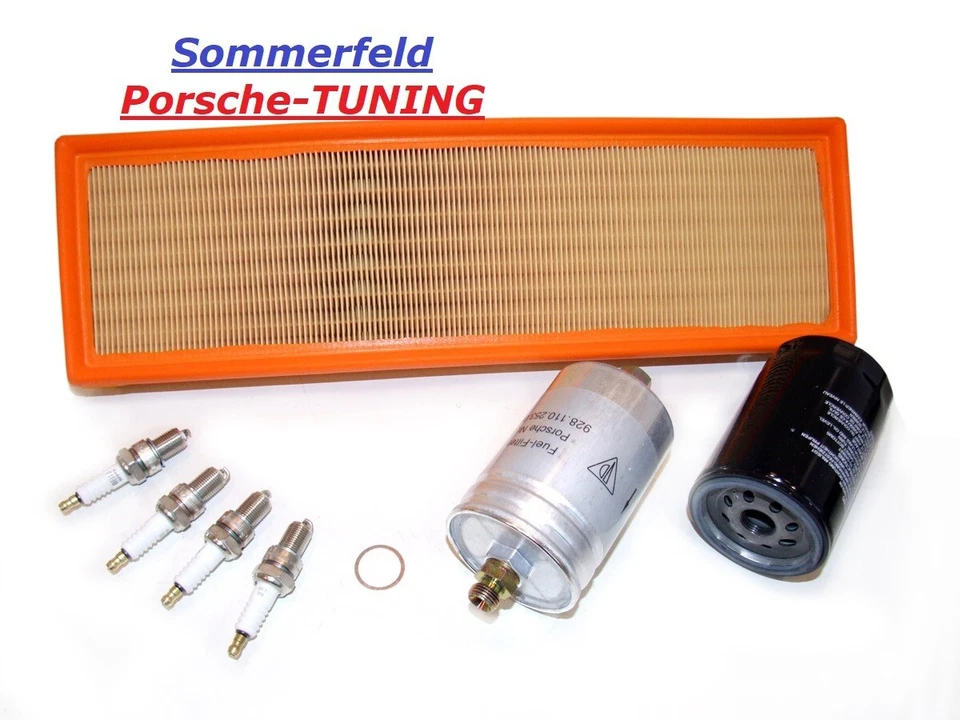 OEM Porsche 944 S 2,5 Inspektion Kit Ölwechsel Zündkerzen Filter - Imagem 1 de 1