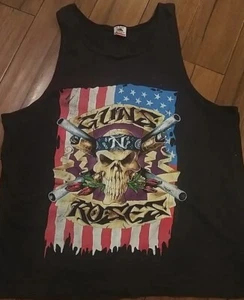 Vintage Guns N Roses 1991 Use Your Illusion TankTop Shirt AUTHENTIC OFFICIAL  XL - Picture 1 of 9