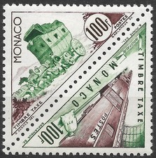 Monaco-Taxe-N°54/55 neufs*