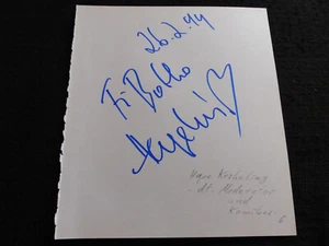 HAPE KERKELING signed Autogramm signiert auf 20x25 cm Zettel LOOK - Bild 1 von 1