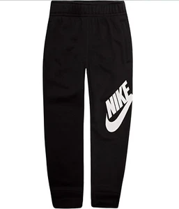 Nike Boys' Fleece Jogger Pants **SIZE 6** Black/White Discontinued - Picture 1 of 2