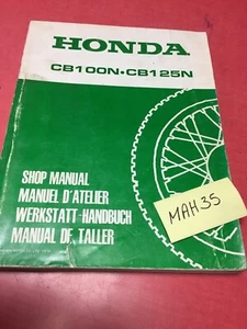 Honda CB100N CB125N CBN 100 125 Revisión Técnica Manual De Taller Moto CB N - Imagen 1 de 12