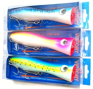 Gt Popper Victory Pro Hunter 190mm 22.9cm 110gr. 114mlBIG Jeu,Gt,Thon,Kingfish - Photo 1/28