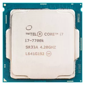 Intel Core i7 7700K Processor 8M Cache, up to 4.50 GHz Quad Core i7-7700K CPU - Bild 1 von 2