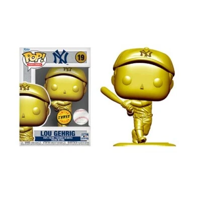 Funko POP Deportes MLB Leyendas del Béisbol Yankees Lou Gehrig CHASE Figura Vinilo Nueva Foto 1 de 2