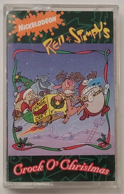 Nickelodeon REN & STIMPY'S Crock O' Christmas Cassette Tape Sony 1997 - Imagem 1 de 4