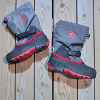 Kamik 青少年尺寸 3 Waterbug 5 隔热防水冬季雪地靴 — 第 1/4 张图片