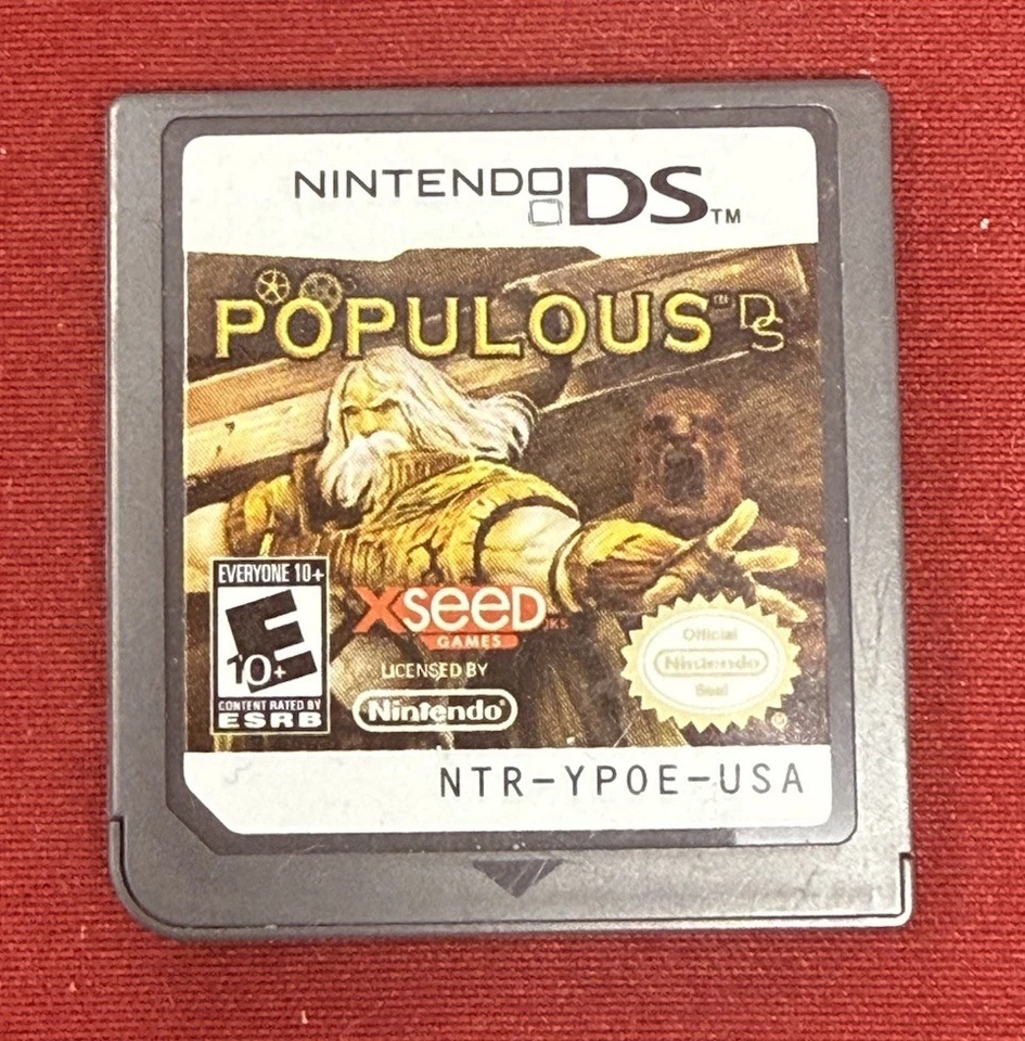 POPULOUS DS - NINTENDO DS 2008 - SOLO JUEGO (PROBADO Y FUNCIONANDO) - ¡ENVÍO Y DEVOLUCIÓN GRATIS! Foto 1 de 1