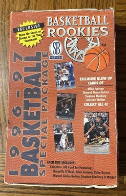 Scoreboard 96-97 Basketball Rookies Box Open Box, Sealed Packs Inside - Image 1 of 2
