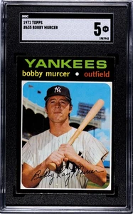 1971 Topps Bobby Murcer #635 SGC 5 Yankees - Picture 1 of 2