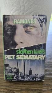 The Ramones Pet Sematary Cassette Single. *Rare* Stephen King *Vinatge* - Picture 1 of 4