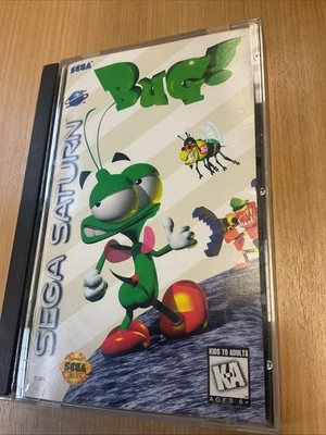 BUG! Sega Saturn Game CIB Tested, Damaged Case - Image 1 of 4
