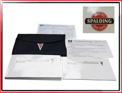 2006 PONTIAC GTO Owners Manual Operation Users Guides Books W-Case 11998138 - Image 1 of 4