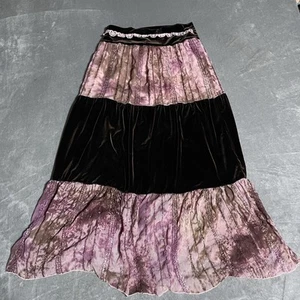 Vintage Skirt Girls XL Fairy Grunge Whimsigoth Witchy Floral Boho Gypsy Y2K 90s - Picture 1 of 6