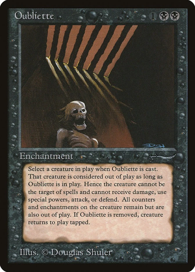 MTG Oubliette (Dark) - Arabian Nights #031 - Image 1 of 1