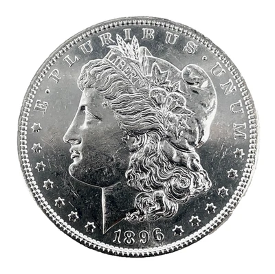 1896 PL  Proof - Like Morgan Dollar Unc. Mint State 90% Silver $1 US Coin # 1005 - Image 1 of 4