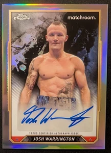 2024 Topps Chrome Boxing Josh Warrington Refractor Autograph #CBA-JWN - Bild 1 von 13