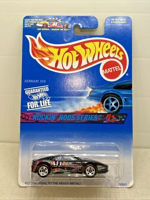 Coche Ferrari Hot Wheels Rockin Rod Serie 2/4 Negro De Colección 1996 Sellado Nuevo de Lote Antiguo #570 Foto 1 de 4